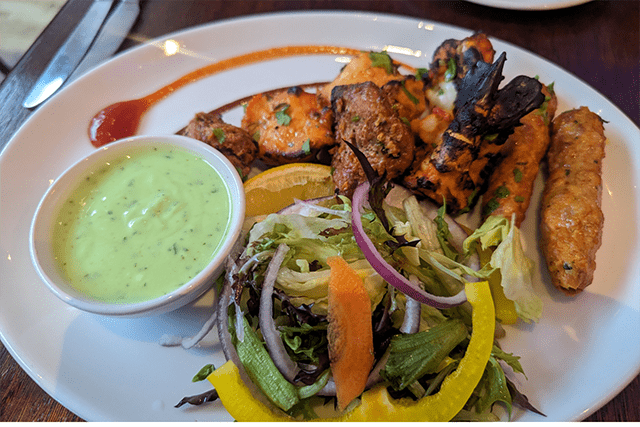 Indian Salad | Everest restaurant | Indian curry | Indian restaurant in edinburgh
